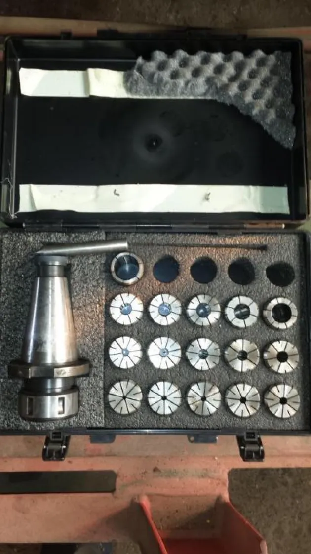 Spannzangenaufnahme SK50 im Koffer Bild 1
